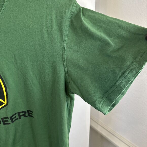 John Deere  T shirt Green Logo Short Sleeve Size Medium - Picture 5 of 9